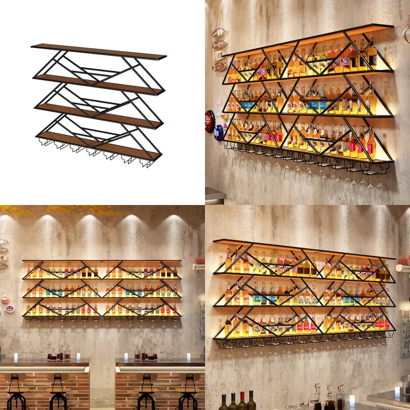 Wall Mounted Wine Rack Wrought - Kitchen ulasan dan harga