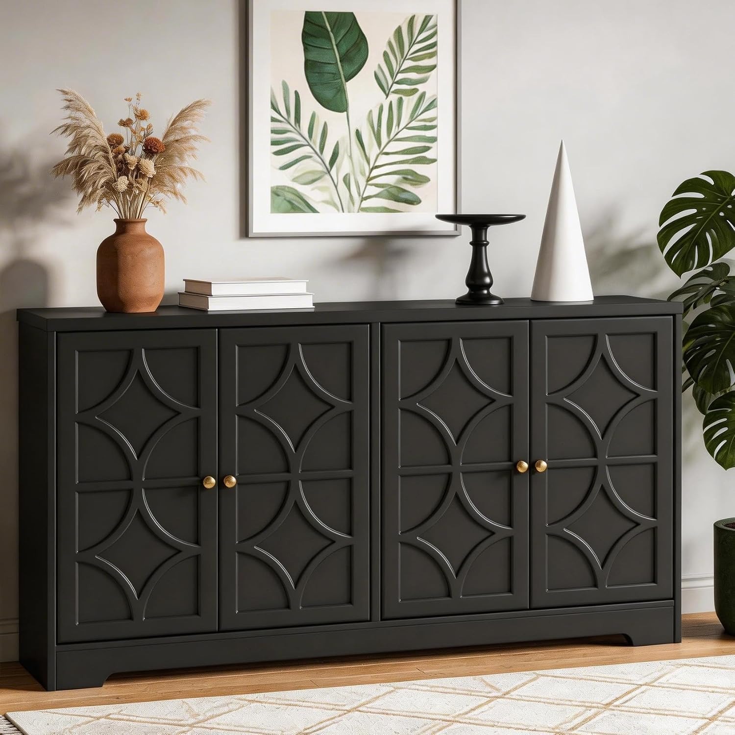 Sideboard Buffet Cabinet with  - Kitchen ulasan dan harga