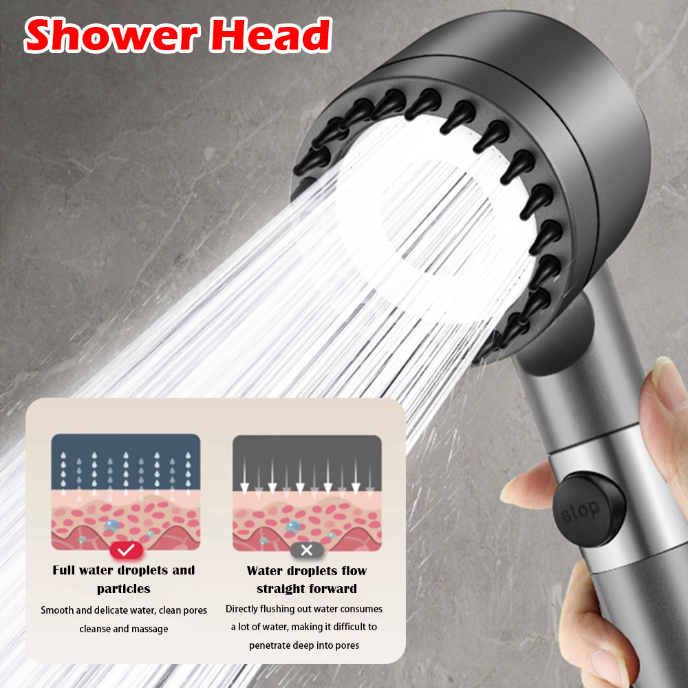 High Pressure Massage Showerhe - High Pressure Shower Head Handheld ulasan dan harga