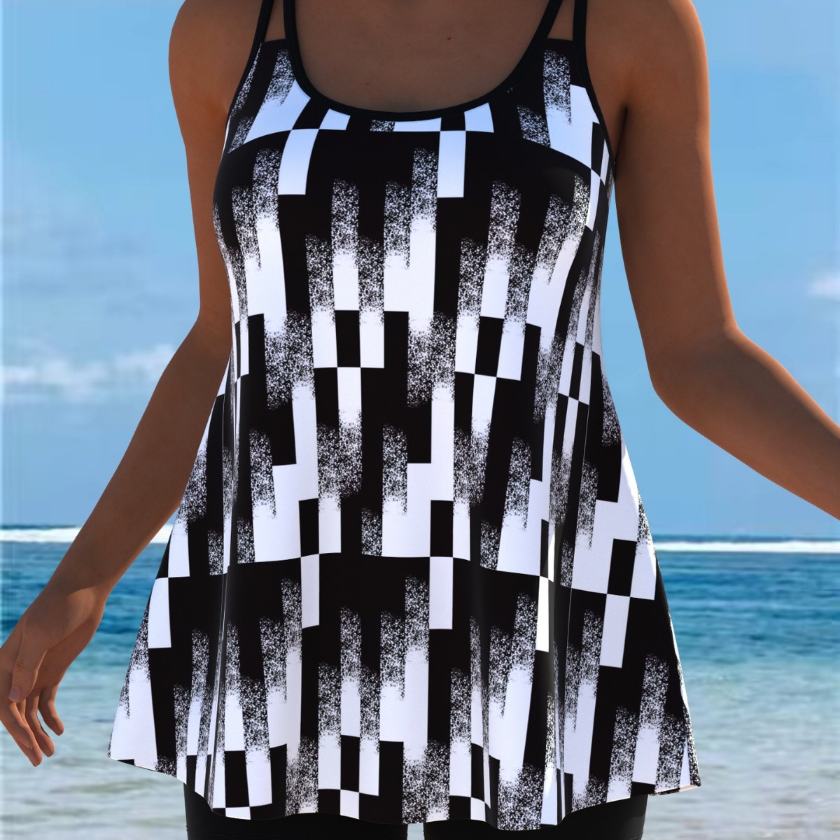New Tankini Swimwears Tankini  - Bath ulasan dan harga