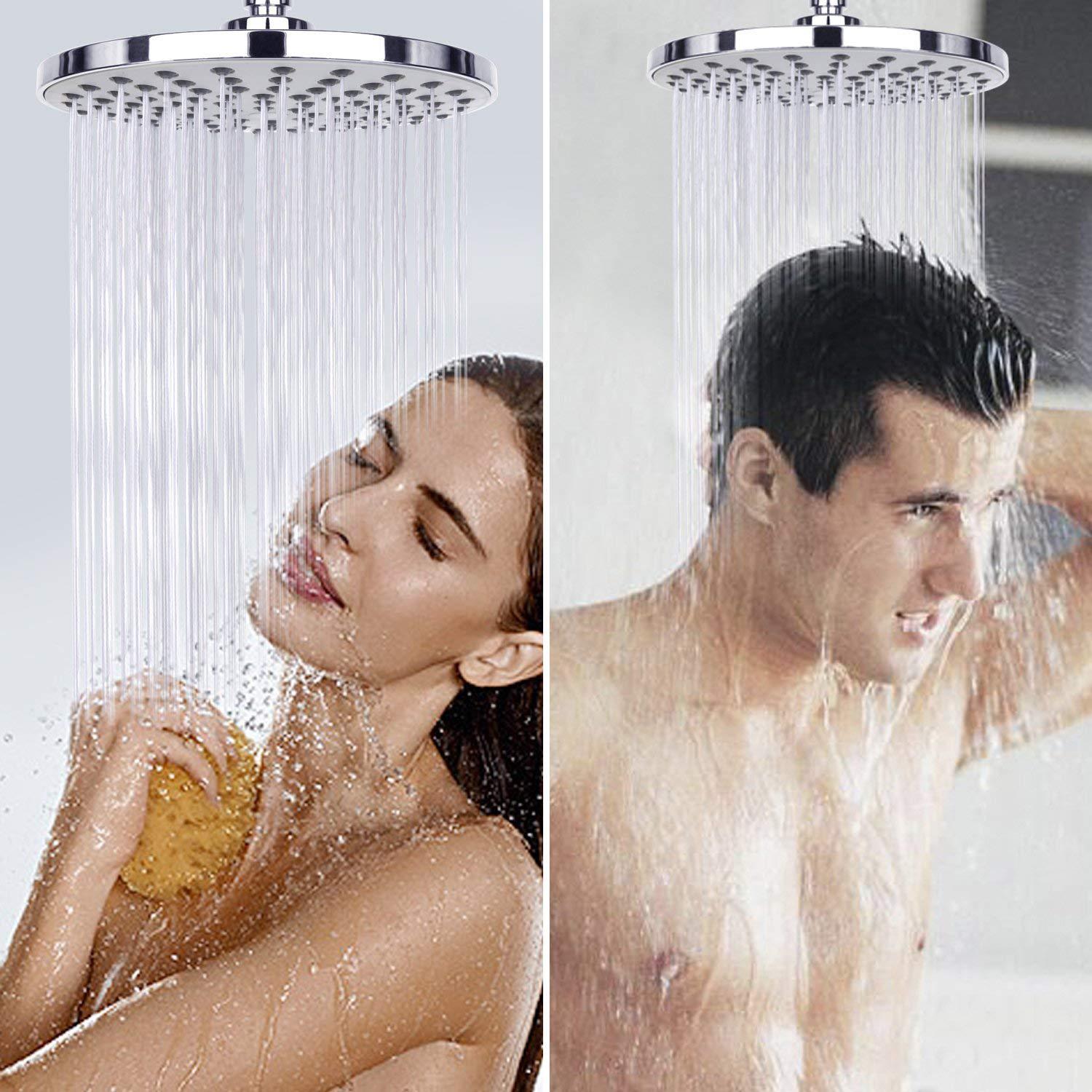 Rainfall Shower Head Big Panel - High Pressure Shower Head Handheld ulasan dan harga