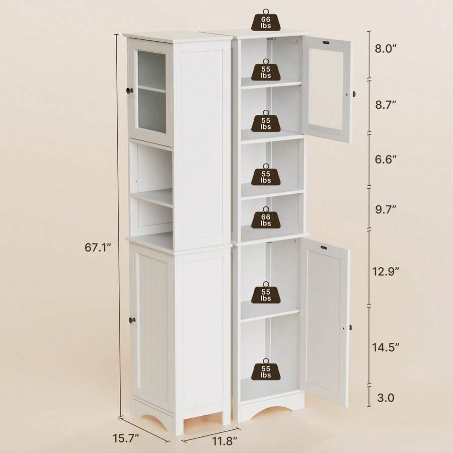 Bathroom Cabinet With Two-Way  - Storage & Organization ulasan dan harga
