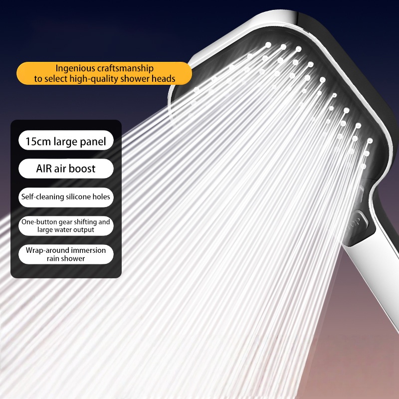 New High Pressure Shower Head  - High Pressure Shower Head Handheld ulasan dan harga