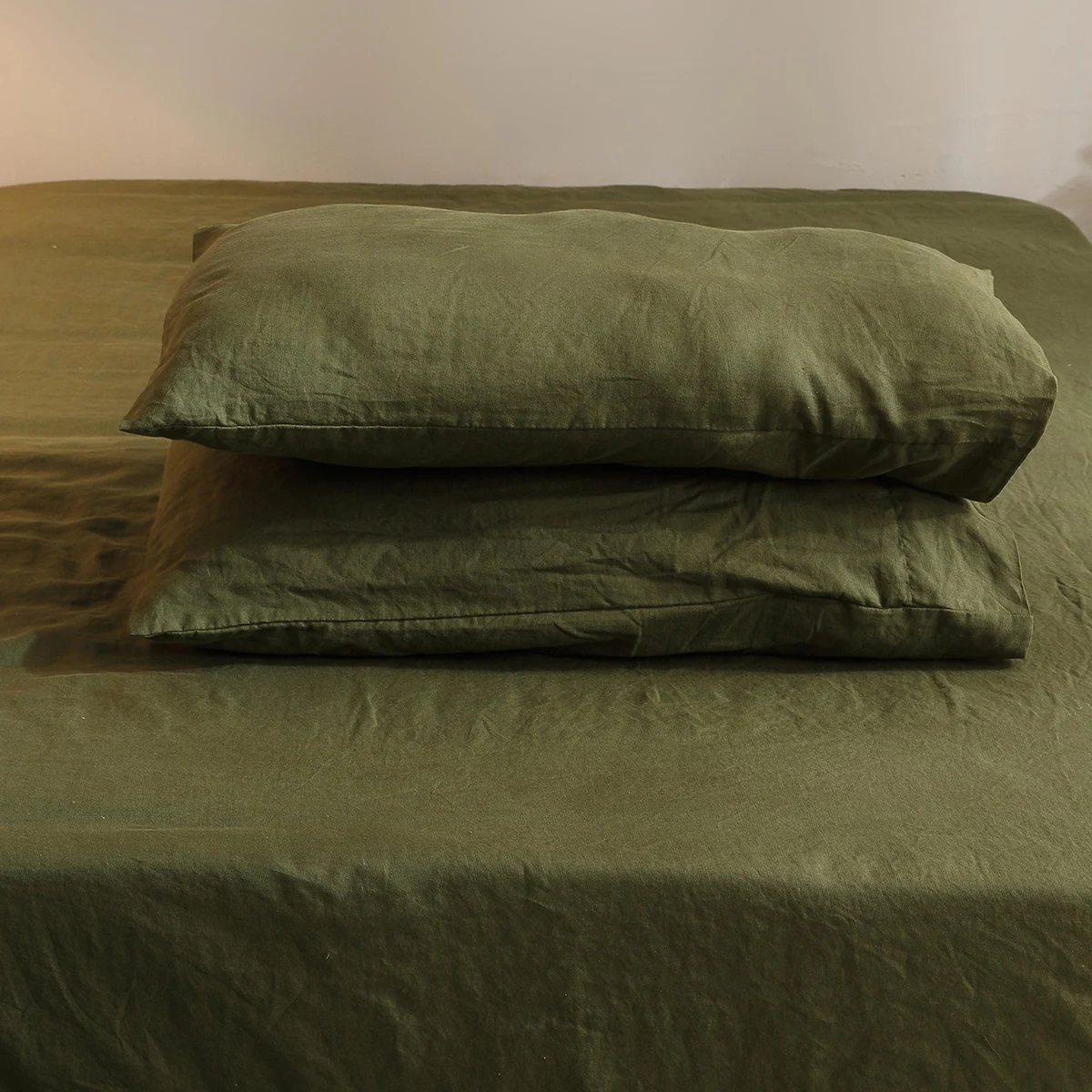 Bed Sheet Set 4 Piece 100% Pur - Fitted Bed Sheets Deep Pocket ulasan dan harga