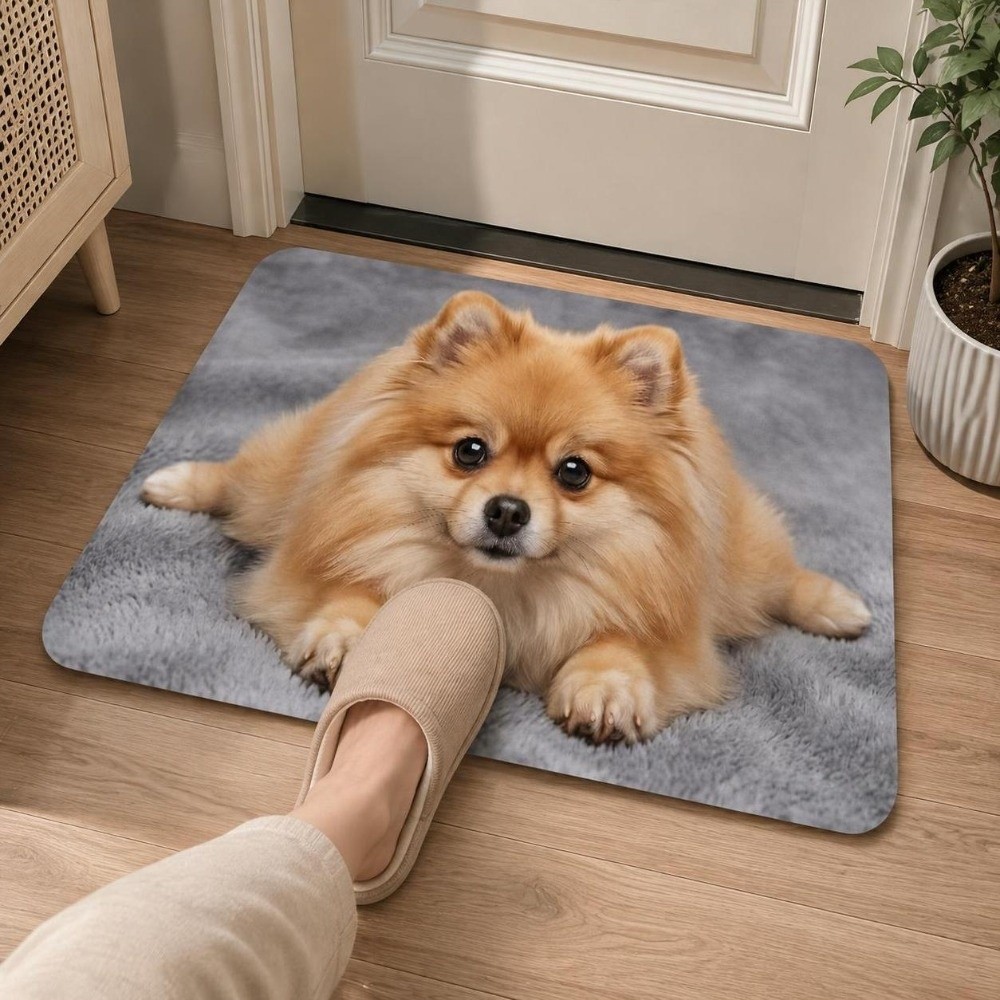 Durable Diatomite Dog Pattern  - Quick Dry Diatomite Bath Mat ulasan dan harga