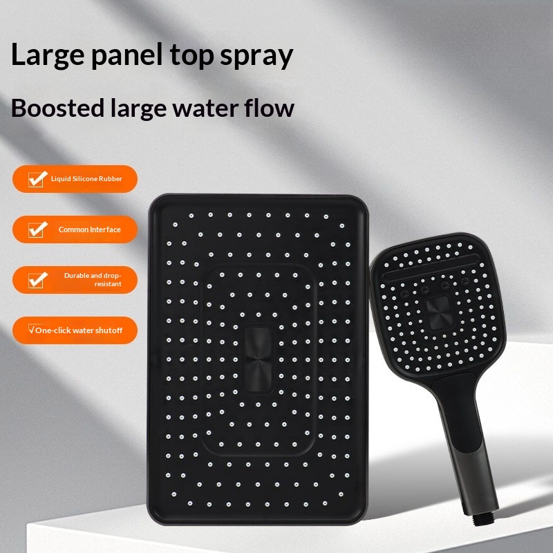 Turbo Boost Shower Head Set wi - High Pressure Shower Head Handheld ulasan dan harga