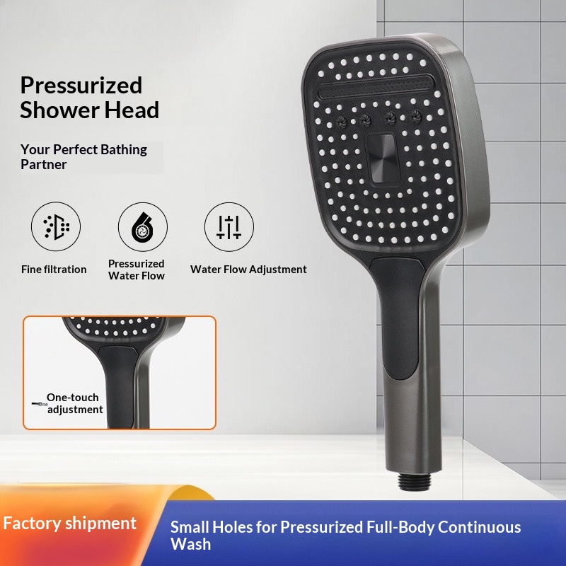 Turbo Boost Shower Head Set wi - High Pressure Shower Head Handheld ulasan dan harga