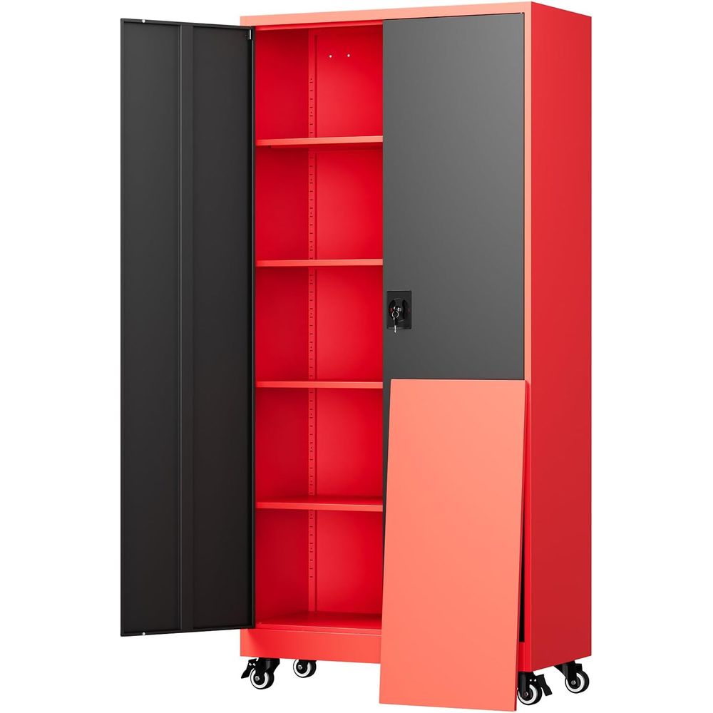 Metal Garage Storage Cabinet w - Storage & Organization ulasan dan harga