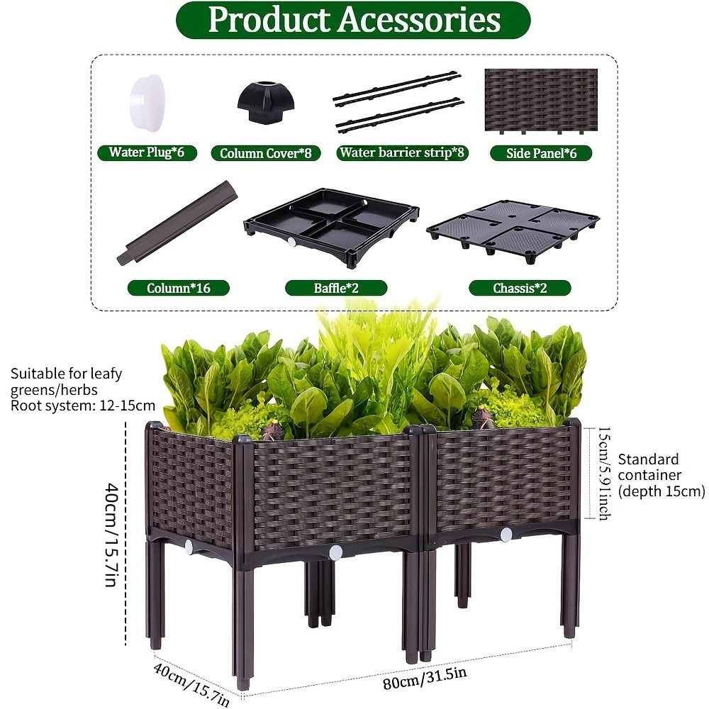 Garden Raised Bed, Elevated Fl - Bedding ulasan dan harga