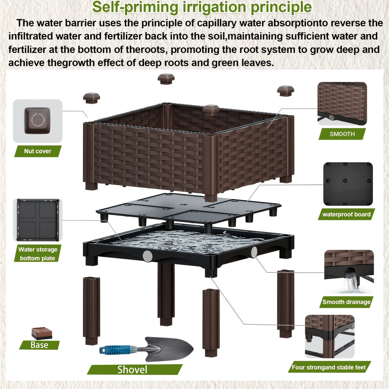 Garden Raised Bed, Elevated Fl - Bedding ulasan dan harga