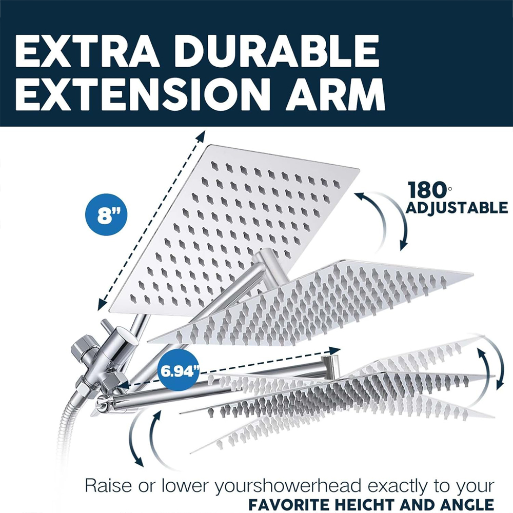 Shower Head Combo 8-12Inch Hig - High Pressure Shower Head Handheld ulasan dan harga